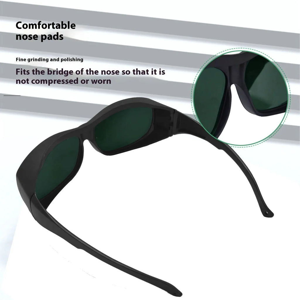 Photon skin rejuvenation and welding safety goggles with 200-2000nm laser protection