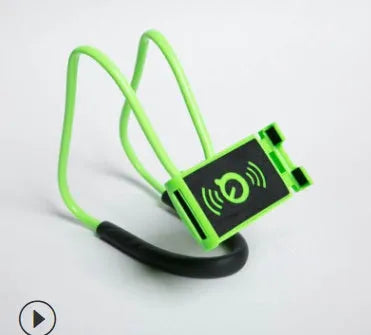 Universal smartphone holder in multiple colours showing 360-degree rotation feature.