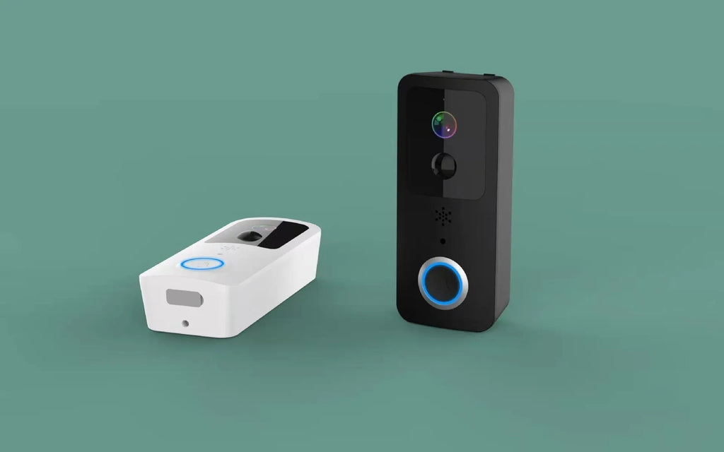 T321080P model visual doorbell unit for wireless home security with APP notifications