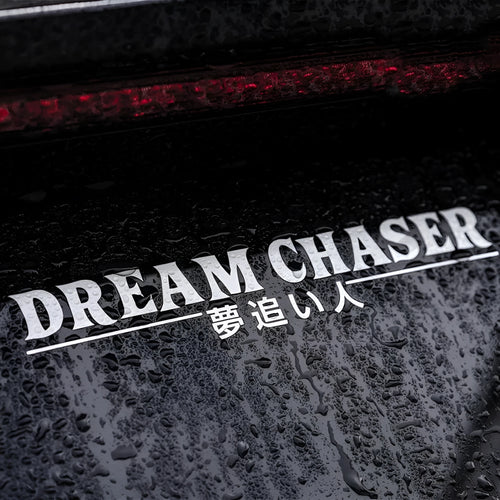 Dream Chaser spacecraft car sticker for rear window application, 40x7cm PET vinyl decal