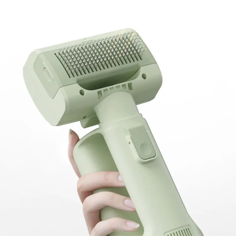 Multifunctional Pet Beauty Cleaner PVC 70W with six attachments in Sky White