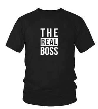 Men's round neck T-shirt with printed design, short sleeves and loose fit
