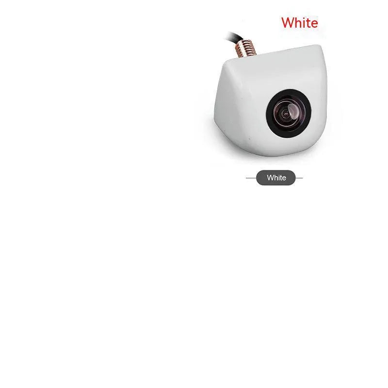 Screw plug-in HD waterproof car rearview camera with metal shell in black silver chrome or white finish