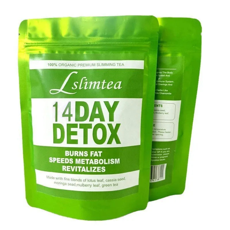 14 Days Herbal Detoxification Diet Tea pack containing 14 individual 3g tea sachets