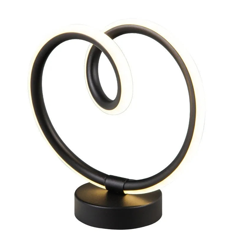 Black musical note shaped Bluetooth light with remote control and RGB colour changing capabilities