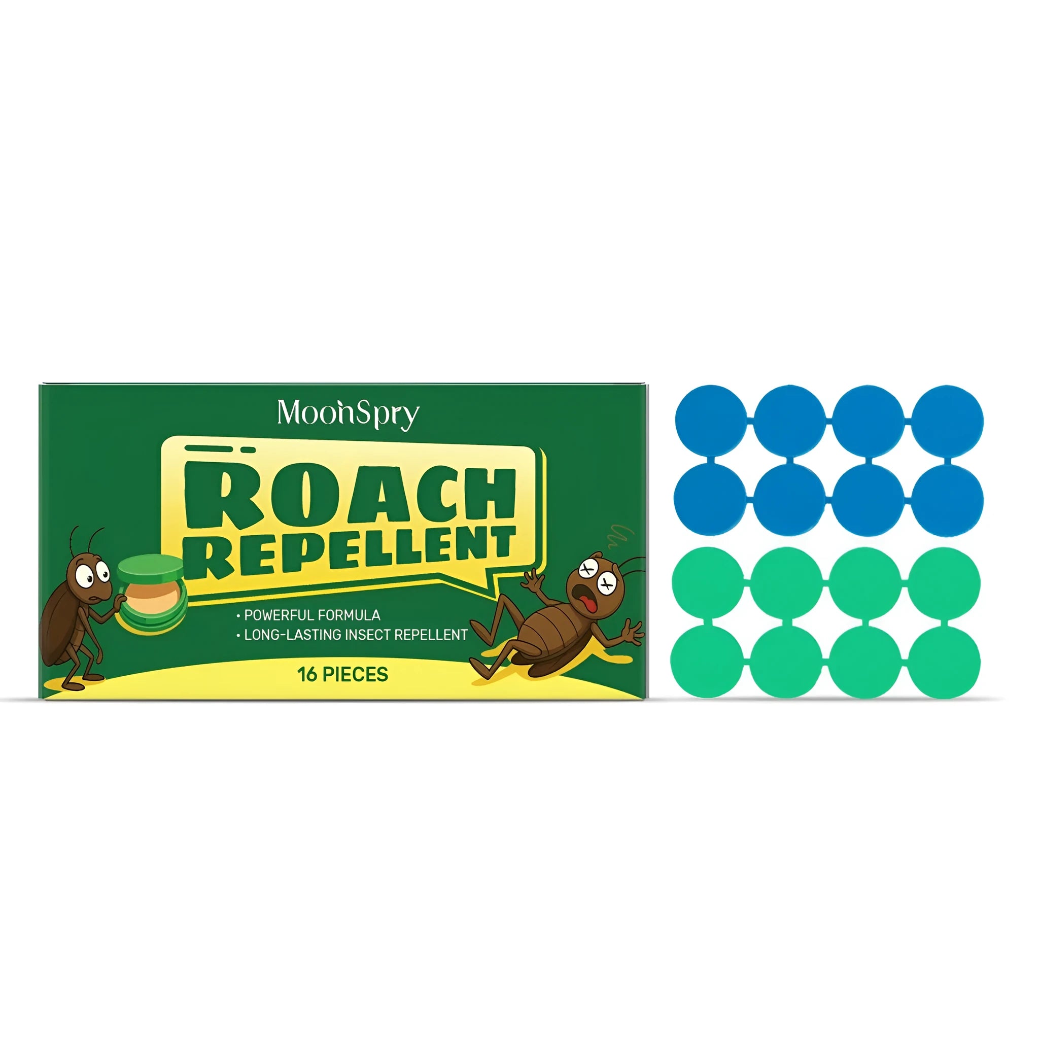 Cockroach bait paste stations with adhesive backing containing imidacloprid and dinotefuran insecticides