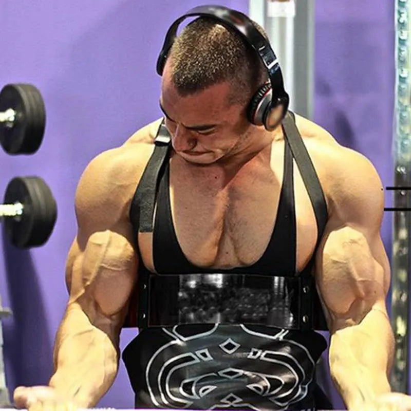 Black aluminium alloy biceps training board with reinforced nylon straps and high-density sponge pads on both sides