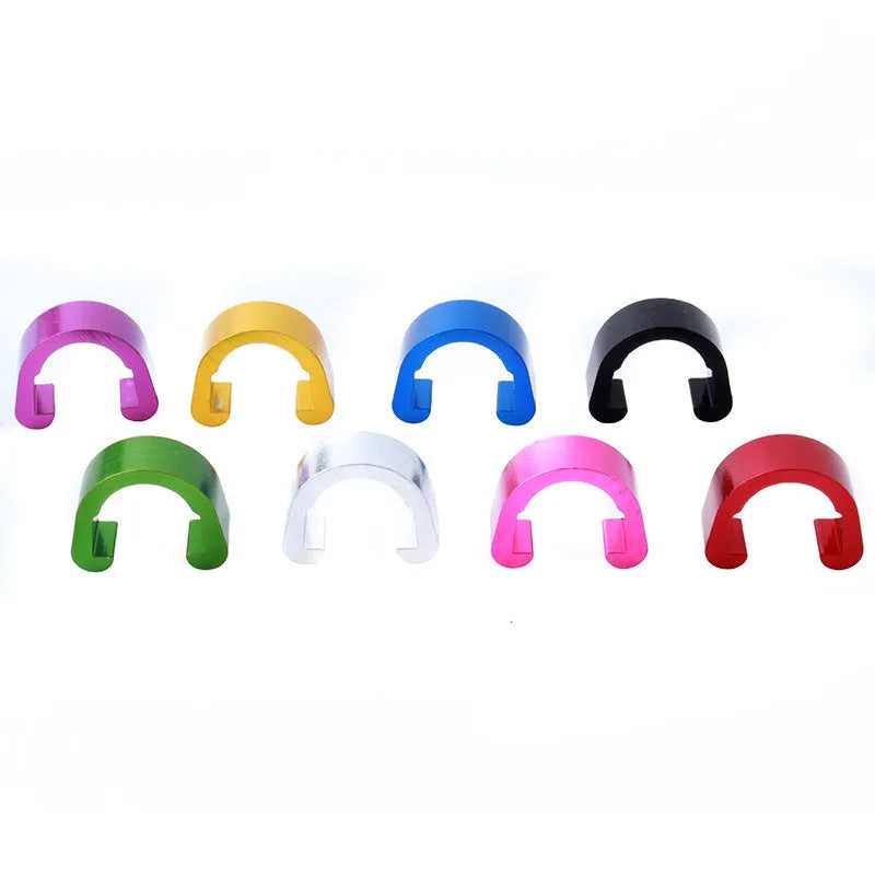 Aluminium alloy C-shaped buckle hardware component in various colours with 10.2mm x 13mm dimensions