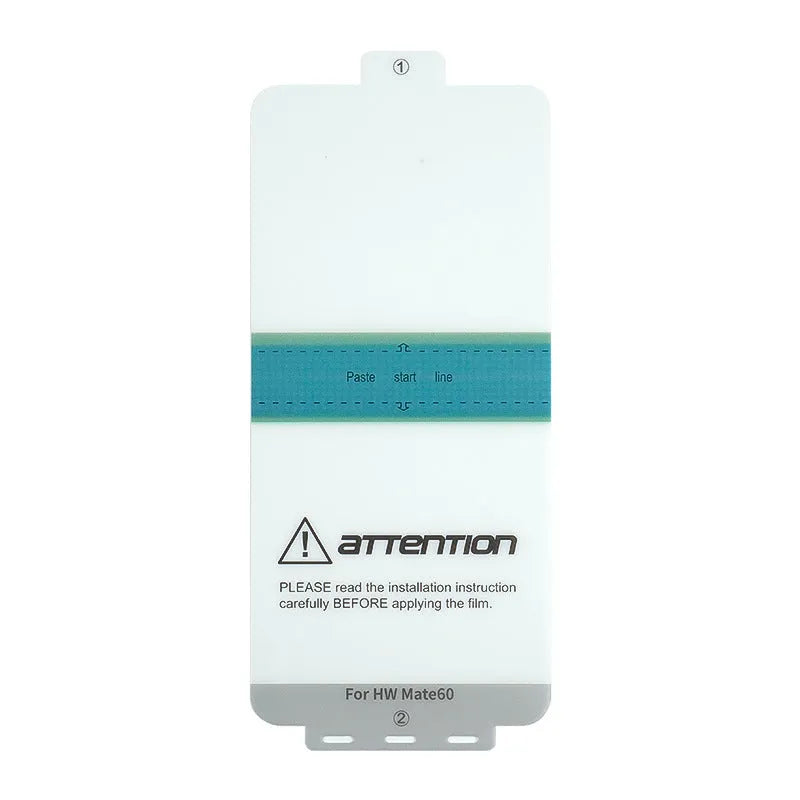 TPU screen protector for Huawei Mate60 and Mate60 Pro phones with application tools
