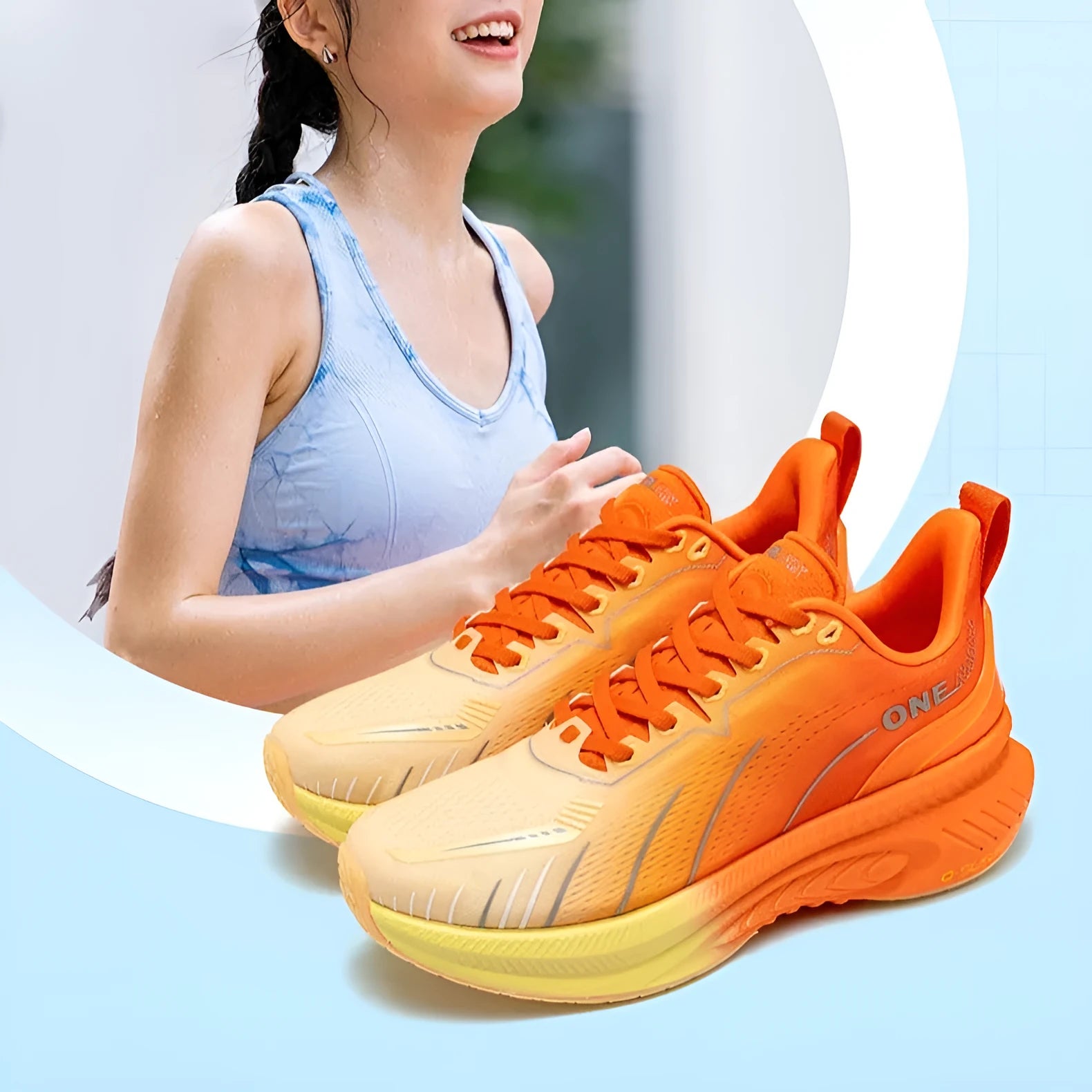 Women's low-top running shoes in multiple colours with mesh upper, rubber sole, and embroidered tassel detail