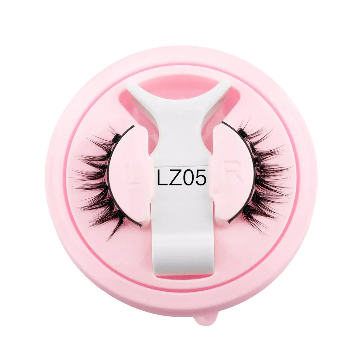 Set of five reusable waterproof false eyelashes in natural thick styles LZ03 LZ04 LZ05 LZ08 LZ14