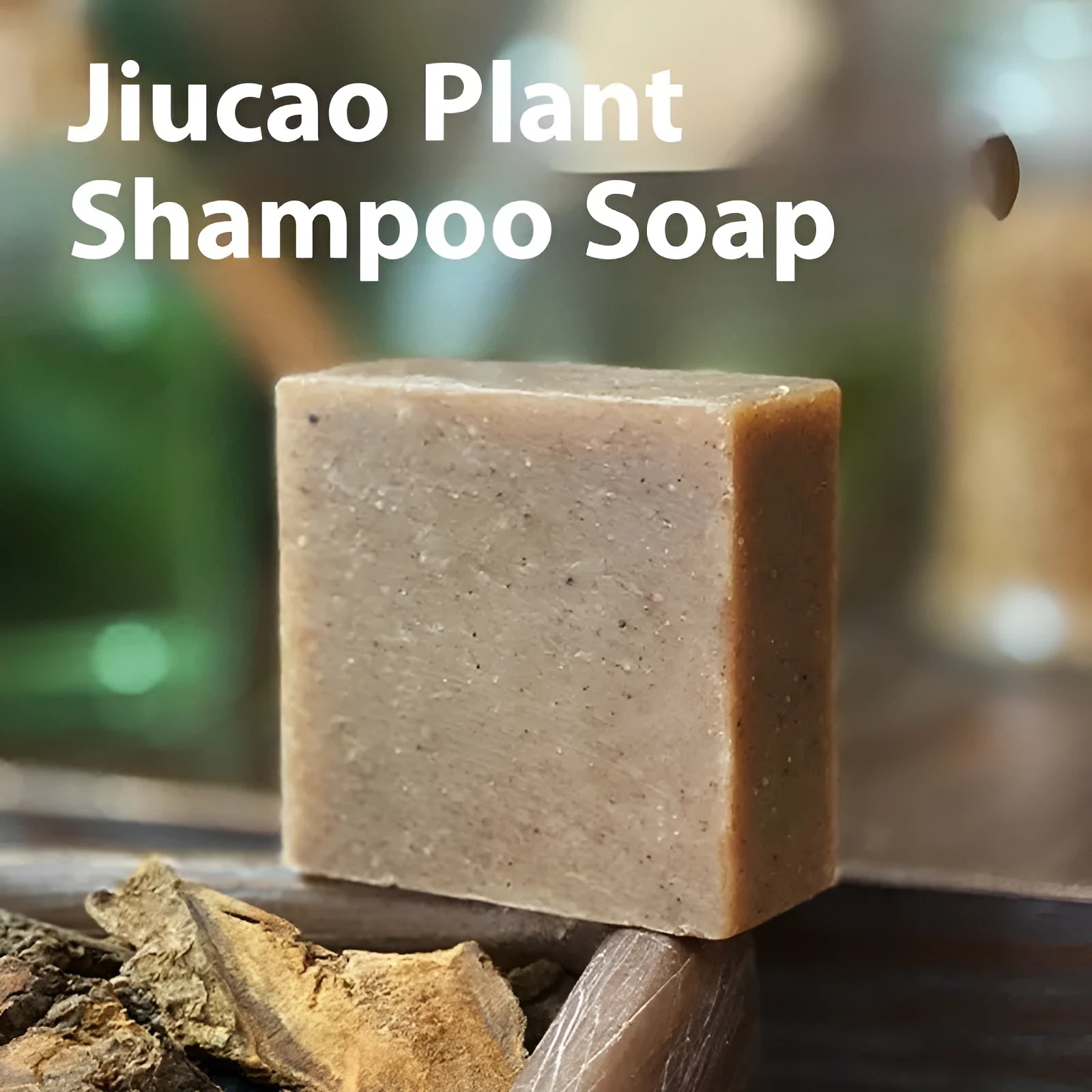 Nine Grass cold process shampoo soap bar 72g solid hair wash silicone free