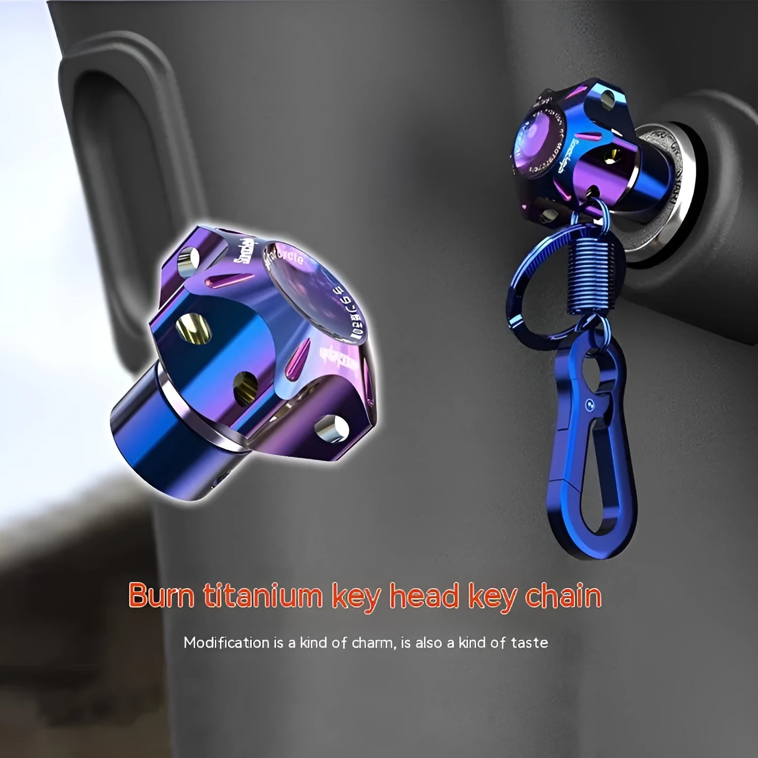 T6 aluminium motorcycle key cover in hexagonal, pentagram and plum blossom designs for 1.6x9mm keys