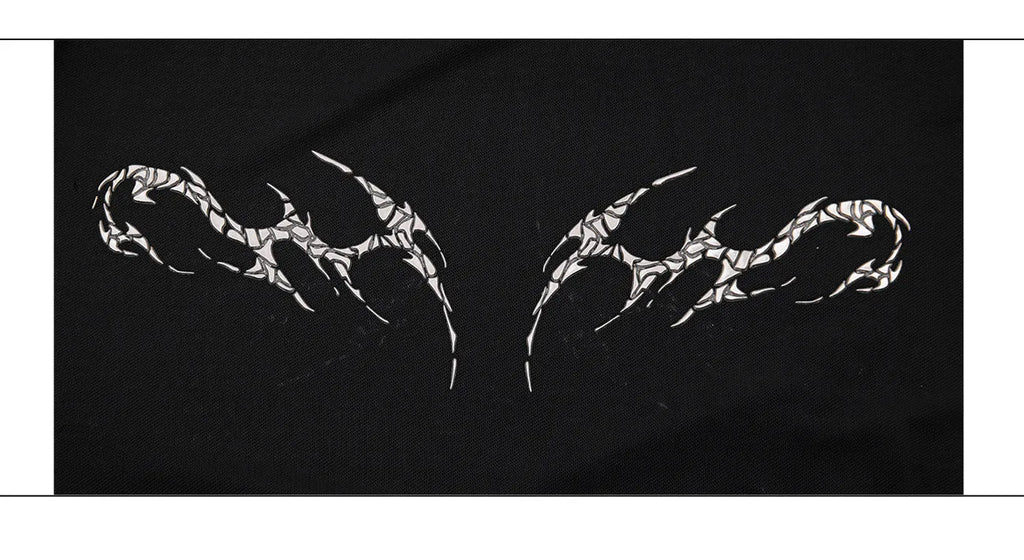 Men's black mesh slim-fit long-sleeved bottoming shirt on a hanger.