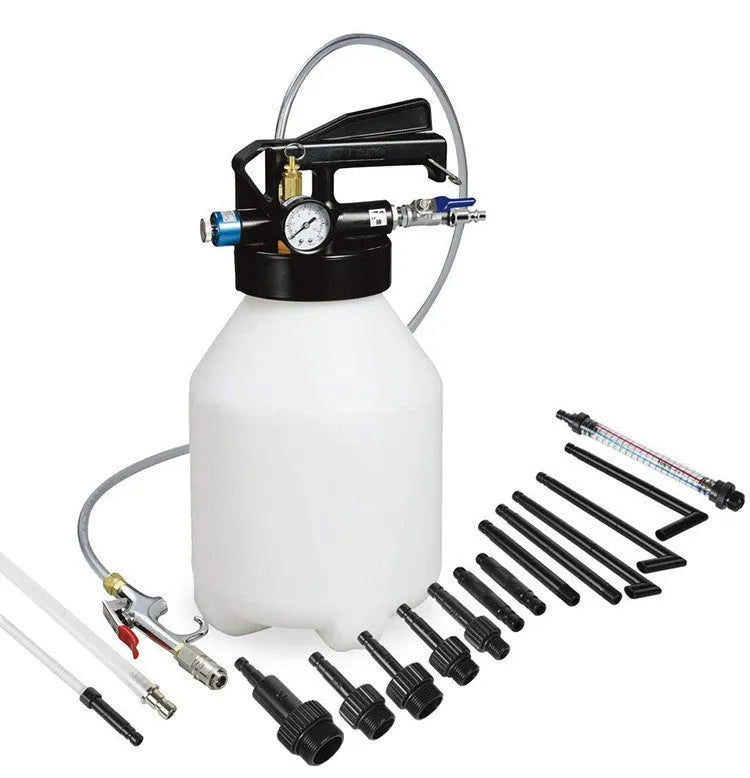 Pneumatic automatic transmission oil changer with 220W power and tank options