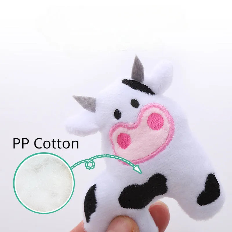 Plush parrot-shaped cat toy with catnip on a plain background.
