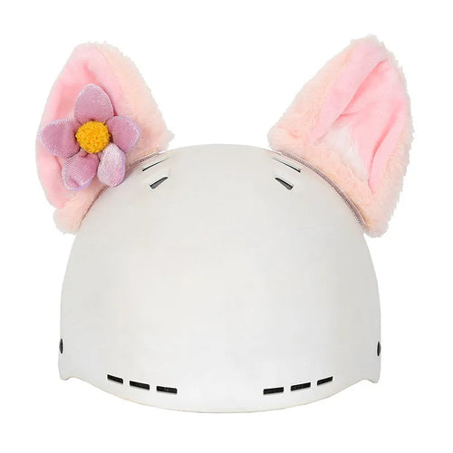 Cartoon plush fabric helmet cover set in size M decorative accessory