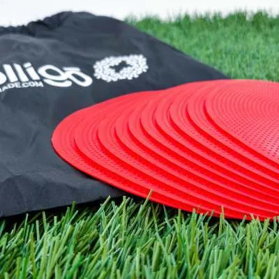 Soft TPE football training target disc in multiple colours with 23cm diameter