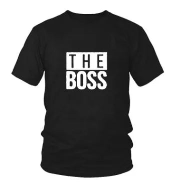 Men's round neck T-shirt with printed design, short sleeves and loose fit