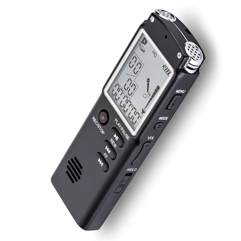 USB professional voice recorder with external microphone connection for telephone recording