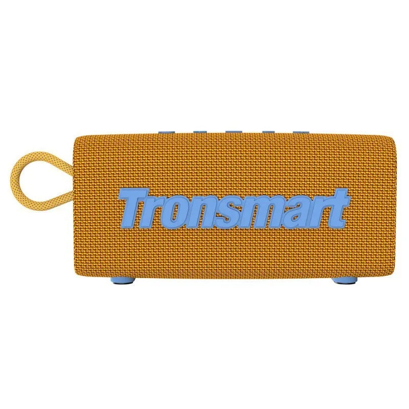 Blue portable waterproof Bluetooth speaker with lithium battery for outdoor use