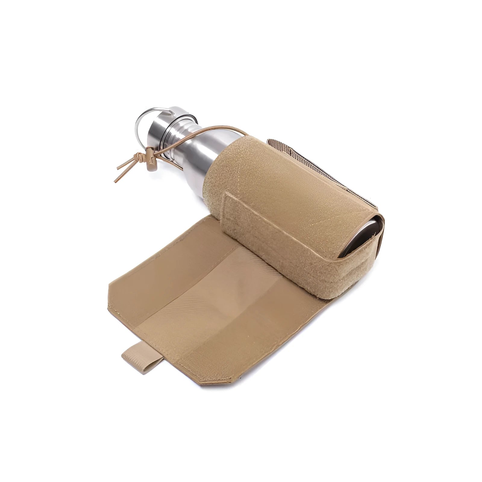 Adjustable thermal bottle cover for outdoor flasks in Oxford cloth