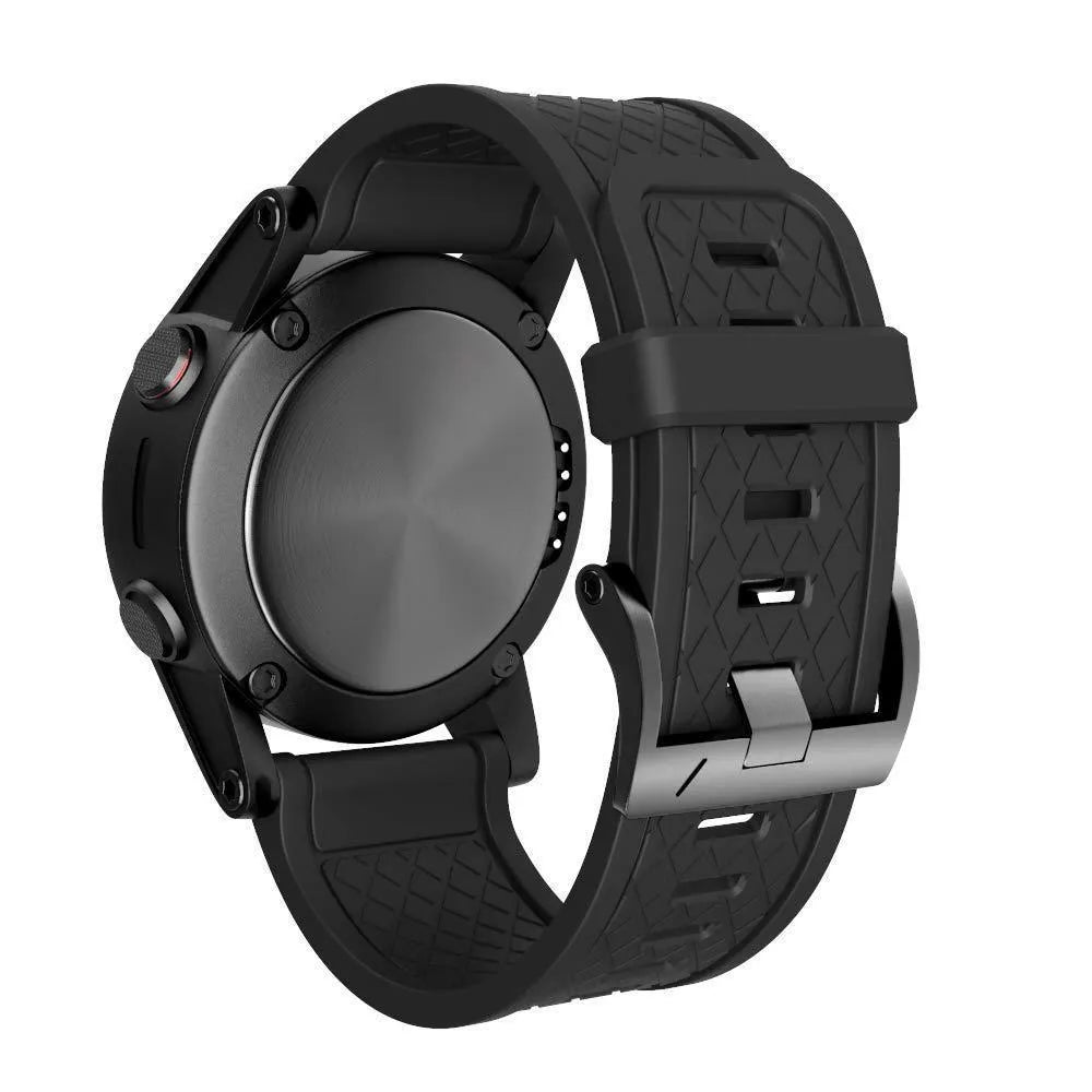 26mm silicone watch strap for Jiaming watches in multiple colour options showing sport style