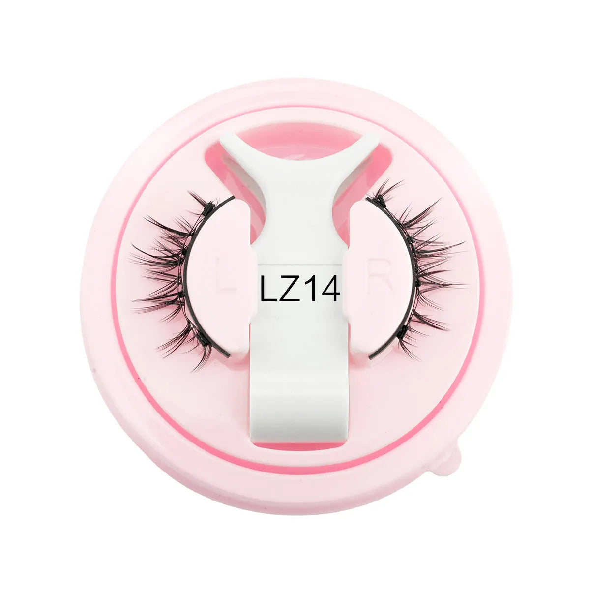 Set of five reusable waterproof false eyelashes in natural thick styles LZ03 LZ04 LZ05 LZ08 LZ14