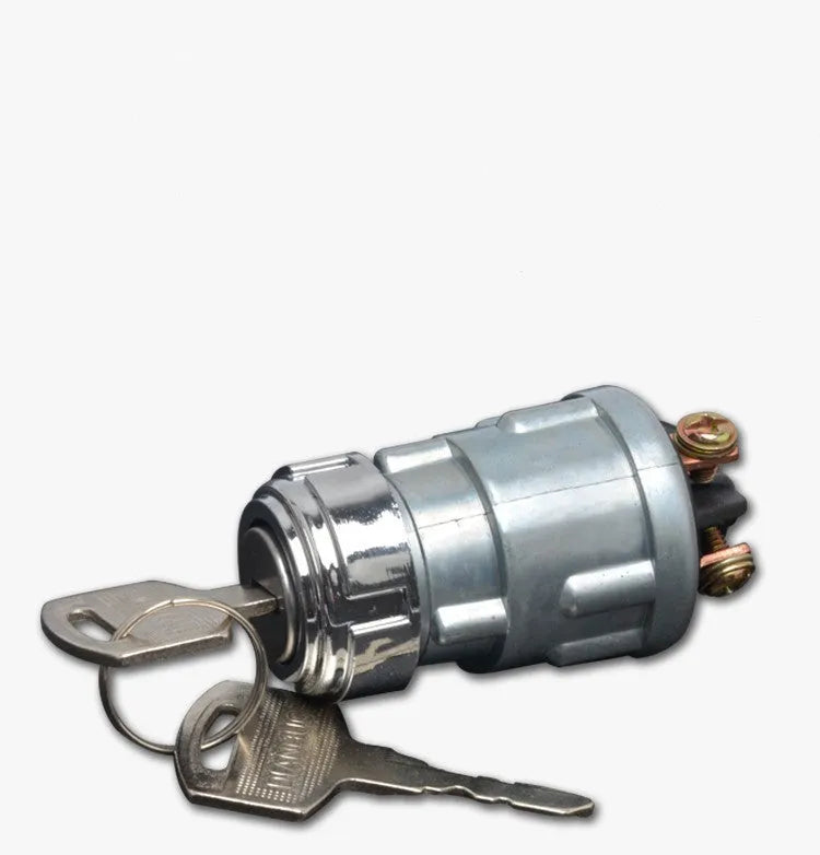 Copper vehicle ignition switch with key for trucks and forklifts