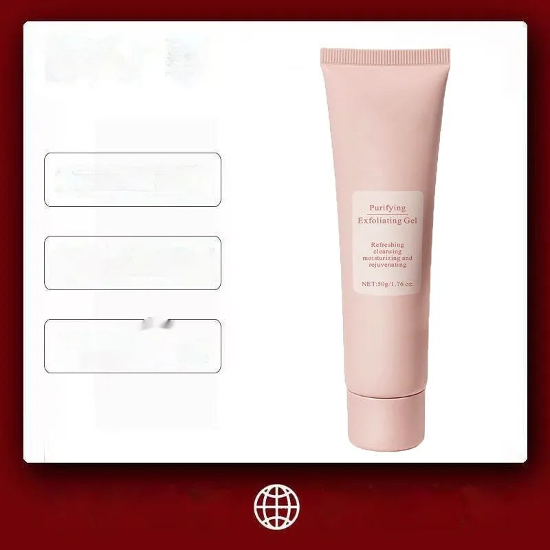 132g tube of moisturising facial exfoliating gel scrub for men and women with all skin types