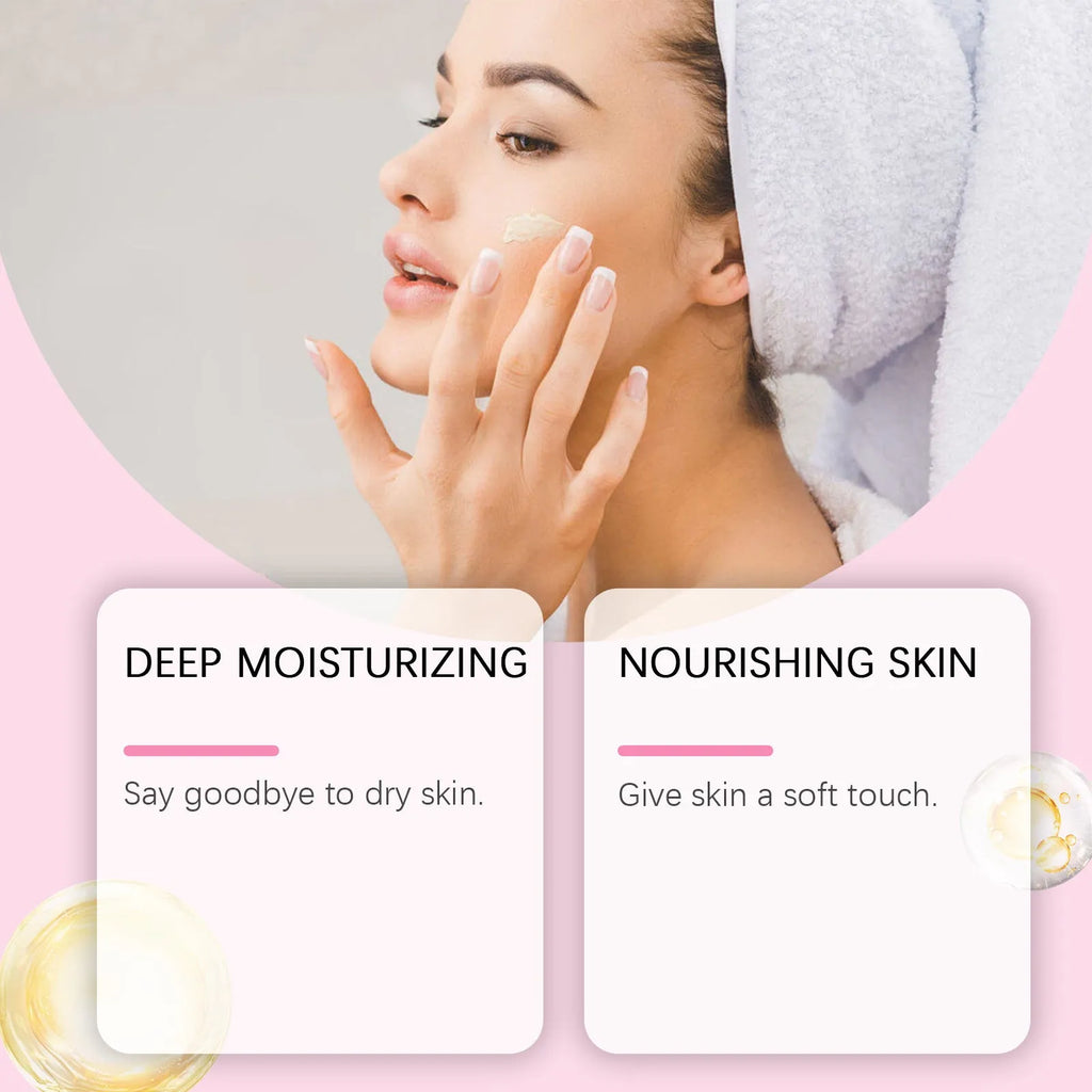 Sakura Butter Cream moisturising face cream in 5.7cm cube jar with 100g content