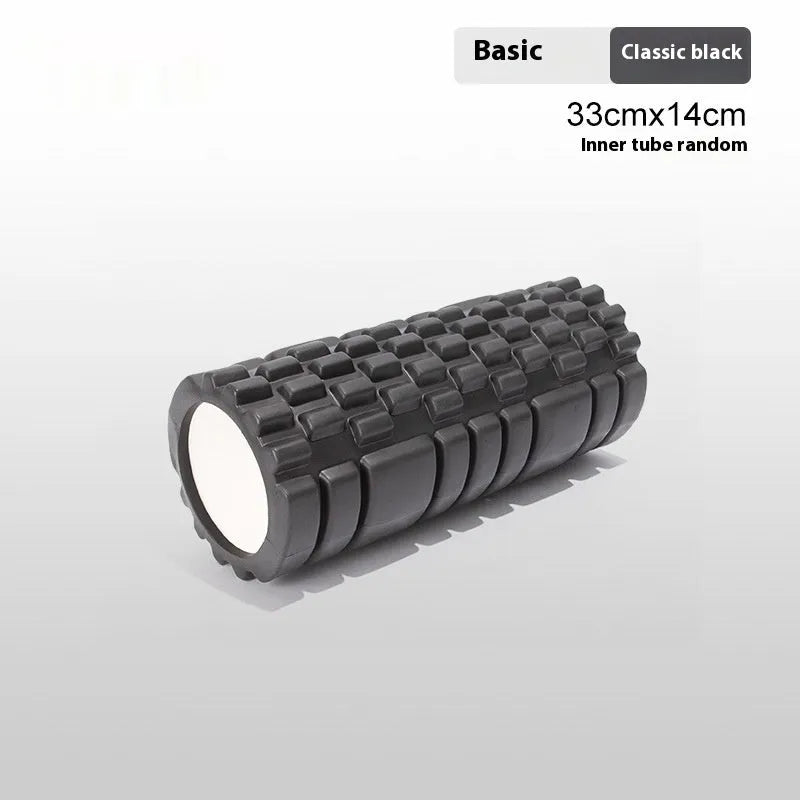EVA foam roller for fitness in black, grey, pink, sky blue or light purple colours