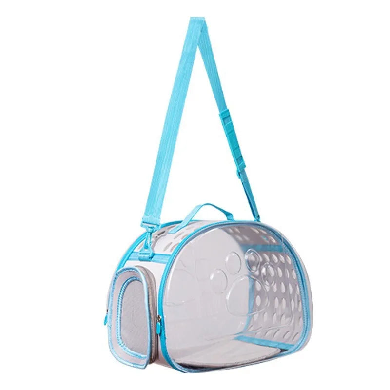 Transparent space capsule backpack cat carrier with hard EVA shell in multiple colour options