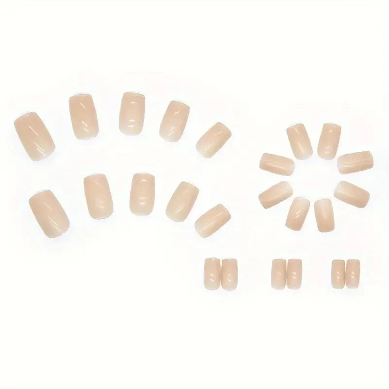 Solid colour MY119 plastic nail art set in cute style for ladies DIY manicures.