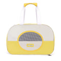 Outdoor portable foldable cat backpack pet carrier in Oxford cloth with contrast colour pattern
