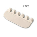 White PVC toilet training splash guard board for children's bathroom use