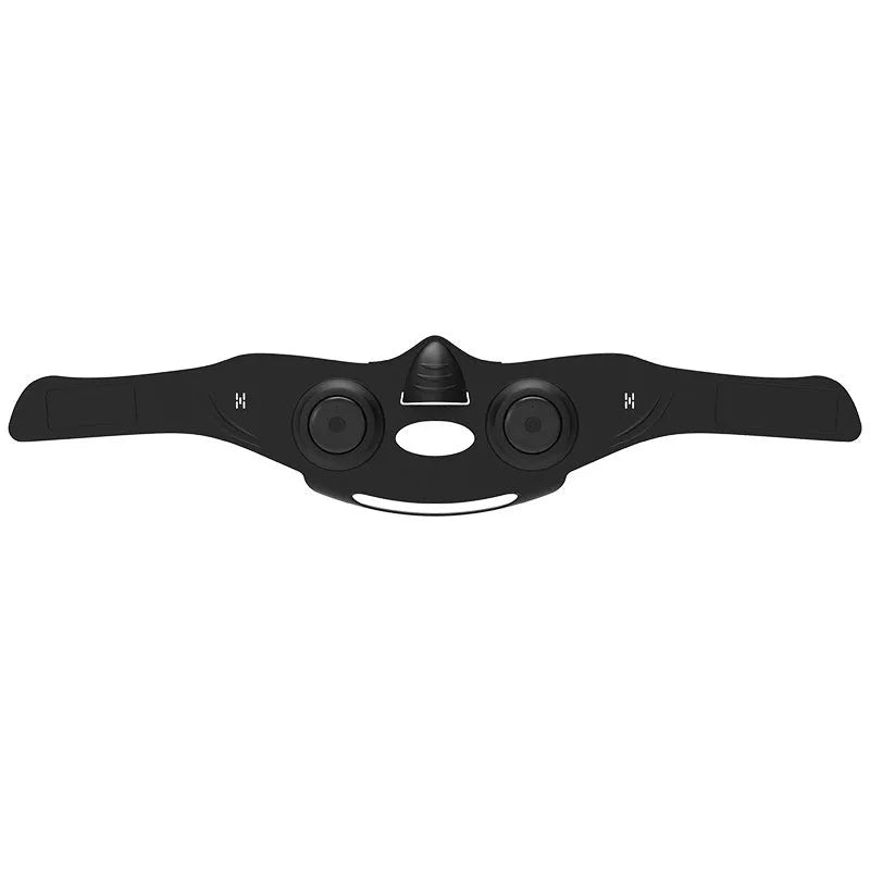 Black photon rejuvenation face mask beauty device with USB connection