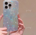 Acrylic hard case for iPhone 11 12 12 Pro with laser gradient star pattern and two style options