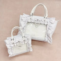 Badge Bar Zha handheld diagonal cross bag for women small size 32cm upper length polyester lining