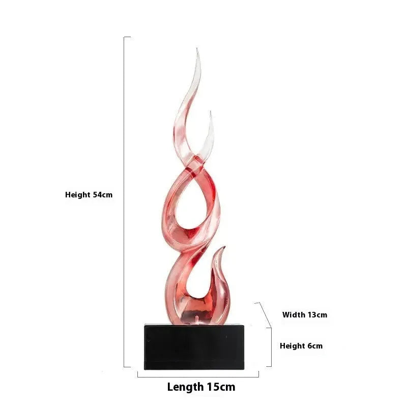 Festival high-rise decoration ornament in resin and plastic showing bright gold finish and modern simplicity style