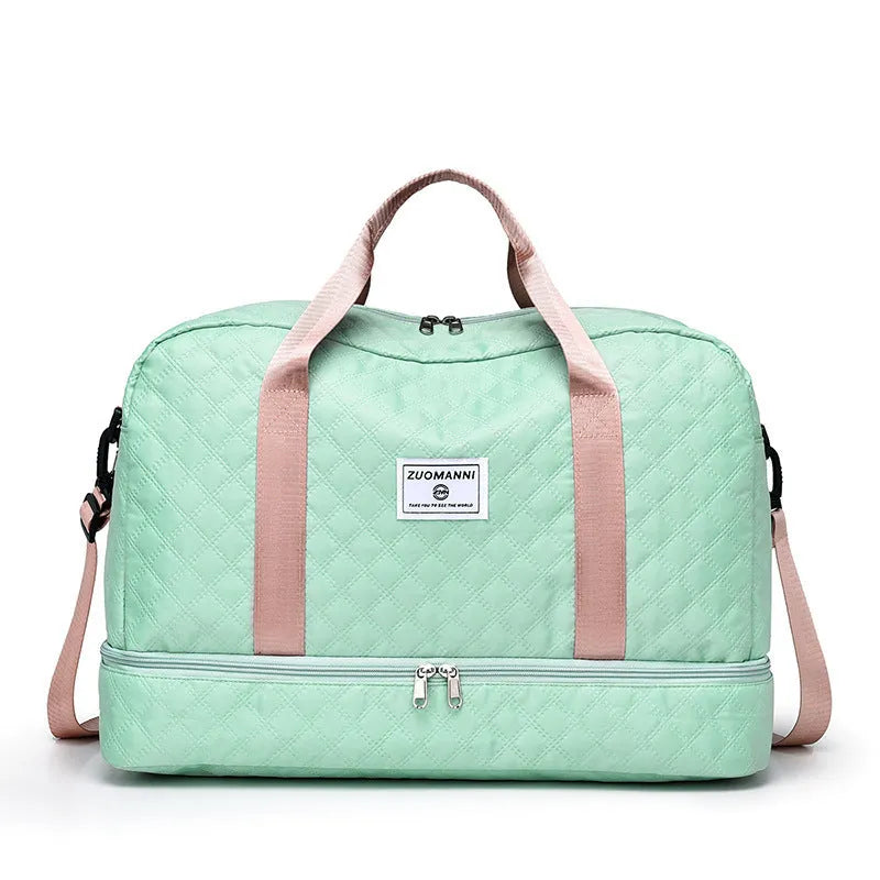 Oxford cloth travel bag in multiple colours with 36-55 litre capacity for leisure travel