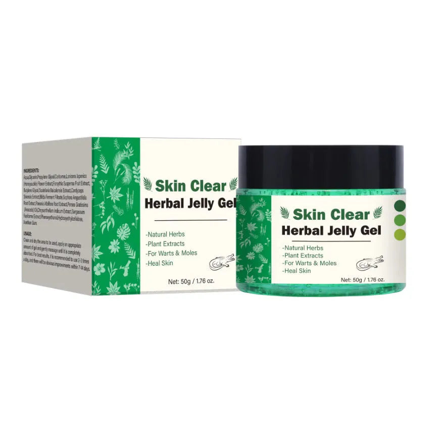 50g herbal gel in packaging for clear complexion skin care with herbal ingredients