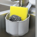 Nordic style plastic drain basket for kitchen sink in blue, grey or pink colour