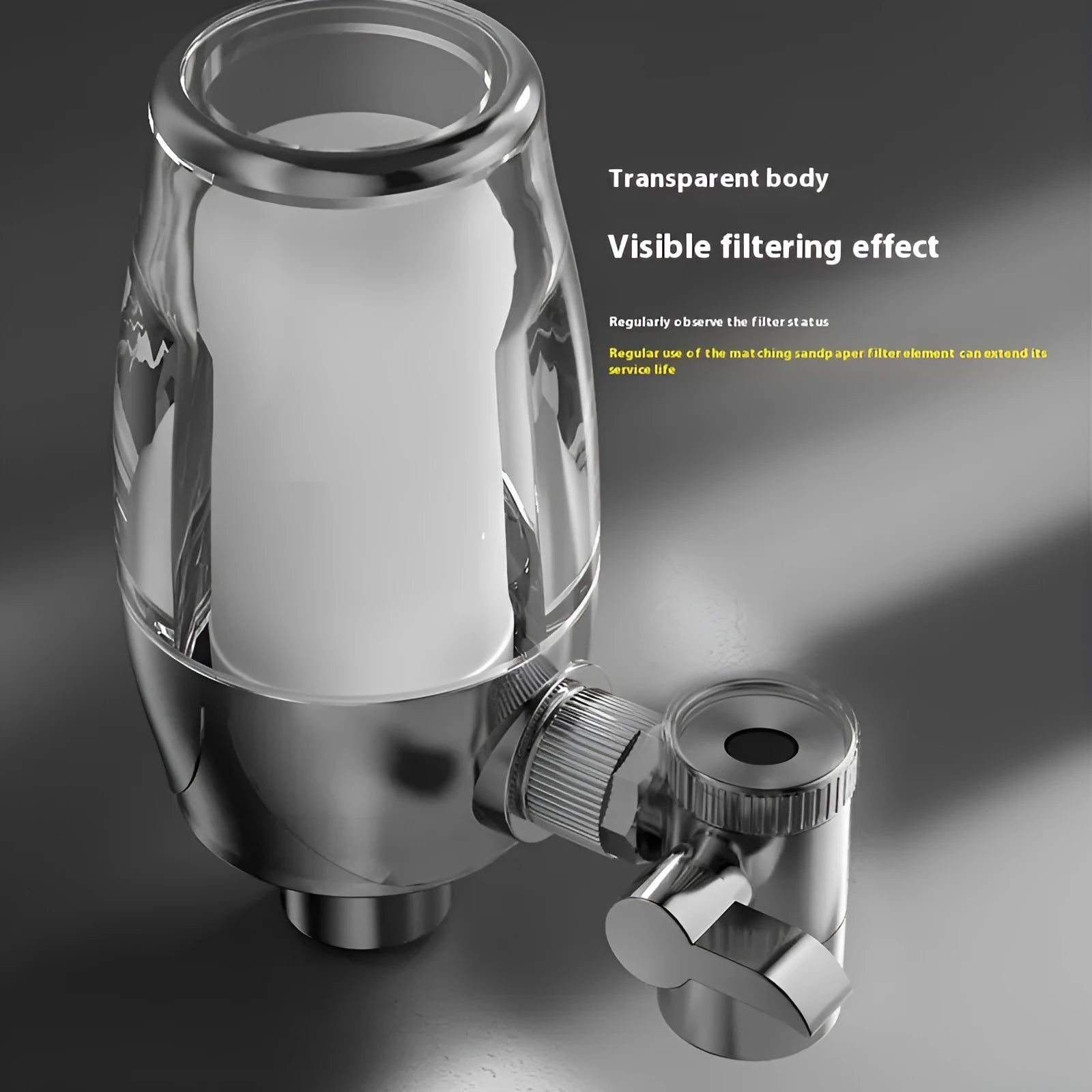 Ceramic water filter element for faucet attachment with single machine single core configuration