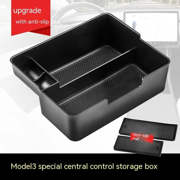 Tesla centre console retrofit plastic storage organiser tray for Model 3 Model X Model S