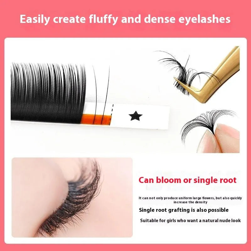 16-row dense false eyelashes made from mink hair on a matte wool band, showing length options from 8mm to 18mm.