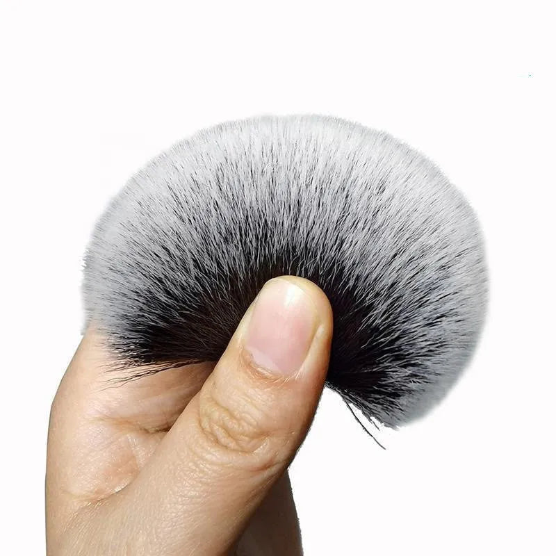 Black ultra-soft pig hair car detailing brush for interior dashboard and vent cleaning