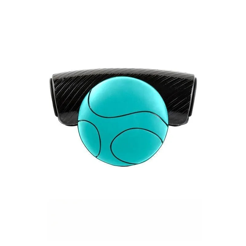 Silicone steering wheel assist ball with metal bearing in black or blue colour