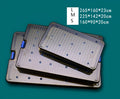 Transparent blue silicone UV disinfection box for mobile phones and keys.
