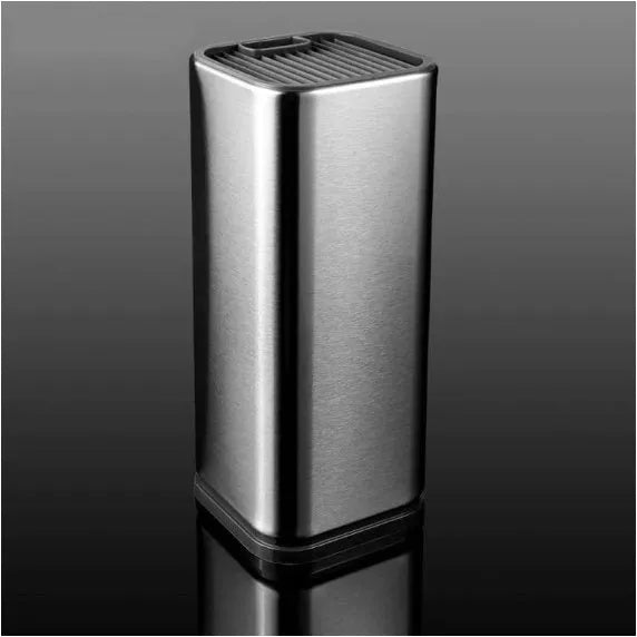 Stainless steel kitchen tool holder with detachable draining base in black and white colours